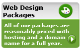 Web Design Packages, domain registration, web hosting