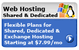 Web Hosting : Shared & Dedicated, cms hosting, coldfusion hosting, windows hosting, linux hosting